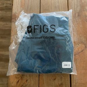 Figs Caribbean blue high waisted zomora jogger